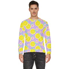 Purple Lemons  Men s Fleece Sweatshirt by ConteMonfrey