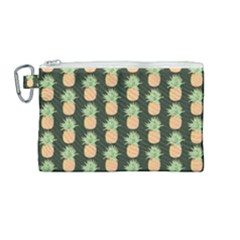 Pineapple Green Canvas Cosmetic Bag (medium) by ConteMonfrey