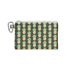 Pineapple Green Canvas Cosmetic Bag (small) by ConteMonfrey