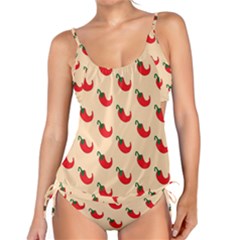Small Mini Peppers Pink Tankini Set by ConteMonfrey