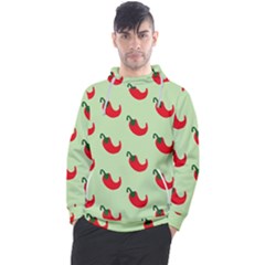 Small Mini Peppers Green Men s Pullover Hoodie by ConteMonfrey