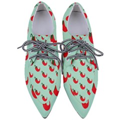Small Mini Peppers Blue Pointed Oxford Shoes by ConteMonfrey