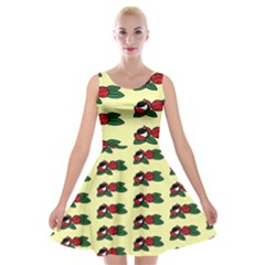 Guarana Fruit Clean Velvet Skater Dress by ConteMonfrey