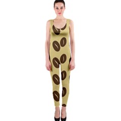 Coffee Beans One Piece Catsuit by ConteMonfrey