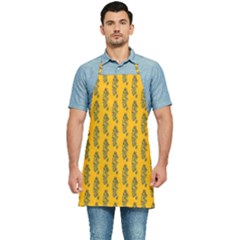 Yellow Lemon Branches Garda Kitchen Apron by ConteMonfrey