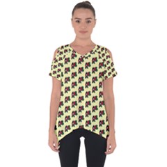 Guarana Fruit Small Cut Out Side Drop Tee by ConteMonfrey