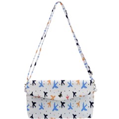 Sky Birds - Airplanes Removable Strap Clutch Bag by ConteMonfrey
