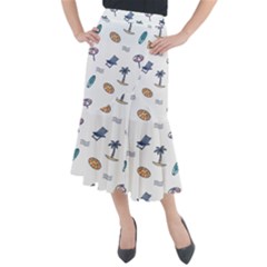 Summer Elements Midi Mermaid Skirt by ConteMonfrey