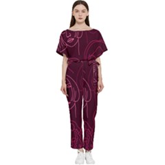 Im Only Woman Batwing Lightweight Chiffon Jumpsuit by ConteMonfrey