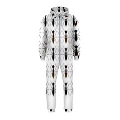 Ants Insect Pattern Cartoon Ant Animal Hooded Jumpsuit (kids) by Ravend