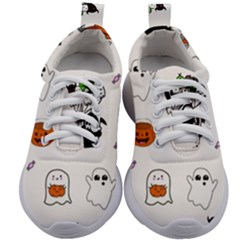 Halloween Jack O Lantern Vector Kids Athletic Shoes by Ravend