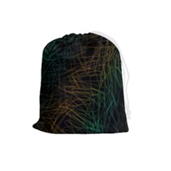Background Pattern Texture Design Drawstring Pouch (large)