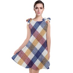 Hot Colors Plaid  Tie Up Tunic Dress by ConteMonfrey