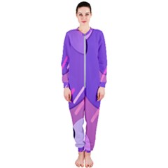 Colorful-abstract-wallpaper-theme Onepiece Jumpsuit (ladies) by Wegoenart