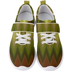 Zig Zag Chevron Classic Pattern Men s Velcro Strap Shoes by Celenk