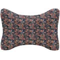 Paisley Pattern Seat Head Rest Cushion by designsbymallika