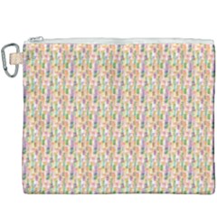 Water Color Pattern Canvas Cosmetic Bag (xxxl) by designsbymallika