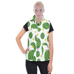 Watermelon Fruit Women s Button Up Vest by ConteMonfrey