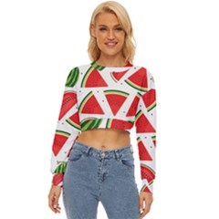 Watermelon Cuties White Lightweight Long Sleeve Sweatshirt by ConteMonfrey