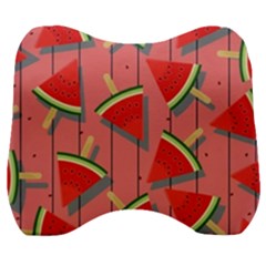Red Watermelon Popsicle Velour Head Support Cushion by ConteMonfrey