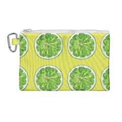Yellow Lemonade  Canvas Cosmetic Bag (large) by ConteMonfrey