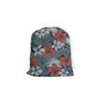Seamless-floral-pattern-with-tropical-flowers Drawstring Pouch (Small)
