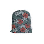 Seamless-floral-pattern-with-tropical-flowers Drawstring Pouch (Medium)
