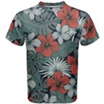 Seamless-floral-pattern-with-tropical-flowers Men s Cotton Tee