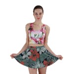 Seamless-floral-pattern-with-tropical-flowers Mini Skirt
