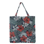 Seamless-floral-pattern-with-tropical-flowers Grocery Tote Bag