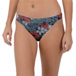 Seamless-floral-pattern-with-tropical-flowers Band Bikini Bottom
