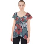Seamless-floral-pattern-with-tropical-flowers Lace Front Dolly Top