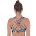 Seamless-floral-pattern-with-tropical-flowers Cross String Back Sports Bra View2