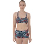 Seamless-floral-pattern-with-tropical-flowers Perfect Fit Gym Set