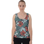 Seamless-floral-pattern-with-tropical-flowers Velvet Tank Top