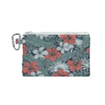 Seamless-floral-pattern-with-tropical-flowers Canvas Cosmetic Bag (Small)