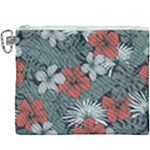 Seamless-floral-pattern-with-tropical-flowers Canvas Cosmetic Bag (XXXL)