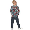 Seamless-floral-pattern-with-tropical-flowers Kids  Overhead Hoodie View2