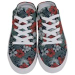 Seamless-floral-pattern-with-tropical-flowers Half Slippers