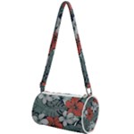Seamless-floral-pattern-with-tropical-flowers Mini Cylinder Bag
