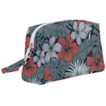 Seamless-floral-pattern-with-tropical-flowers Wristlet Pouch Bag (Large)