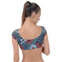 Seamless-floral-pattern-with-tropical-flowers Cap Sleeve Ring Bikini Top View2