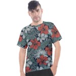 Seamless-floral-pattern-with-tropical-flowers Men s Sport Top