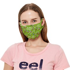 Seamless Pattern With Kids Crease Cloth Face Mask (adult) by Wegoenart