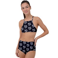 Sign Of Spring Leaves High Waist Tankini Set by ConteMonfrey