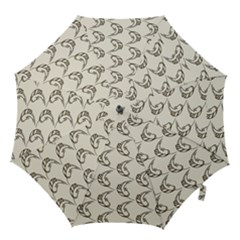 Cute Leaves Draw Hook Handle Umbrellas (small) by ConteMonfrey