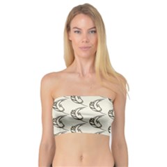 Cute Leaves Draw Bandeau Top by ConteMonfrey