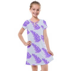 Cute Lavanda Blue Kids  Cross Web Dress by ConteMonfrey