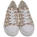 White Fresh Spring Hope Men s Low Top Canvas Sneakers View1