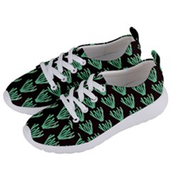 Watercolor Seaweed Black Women s Lightweight Sports Shoes by ConteMonfrey